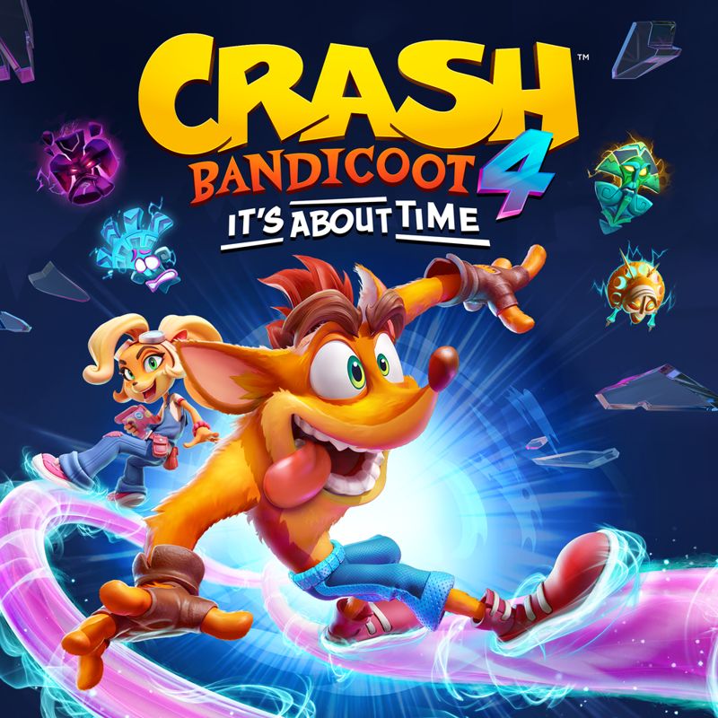 Front Cover for Crash Bandicoot 4: It's About Time (PlayStation 4) (download release)