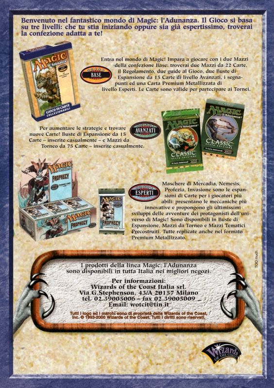 Advertisement for Gromada (Windows): Magic: The Gathering - Back