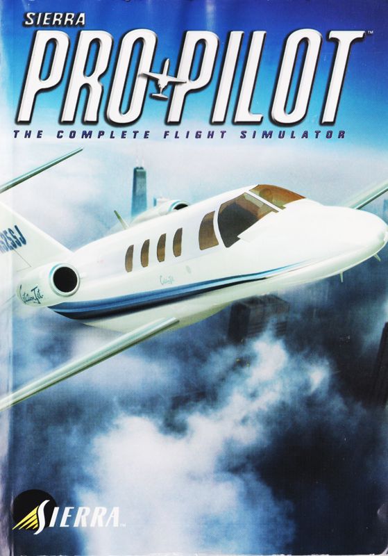 Manual for Sierra Pro Pilot 98: The Complete Flight Simulator (Windows): Front (288-page)