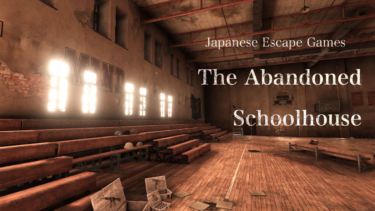 Front Cover for Japanese Escape Games: The Abandoned Schoolhouse (Nintendo Switch) (download release)