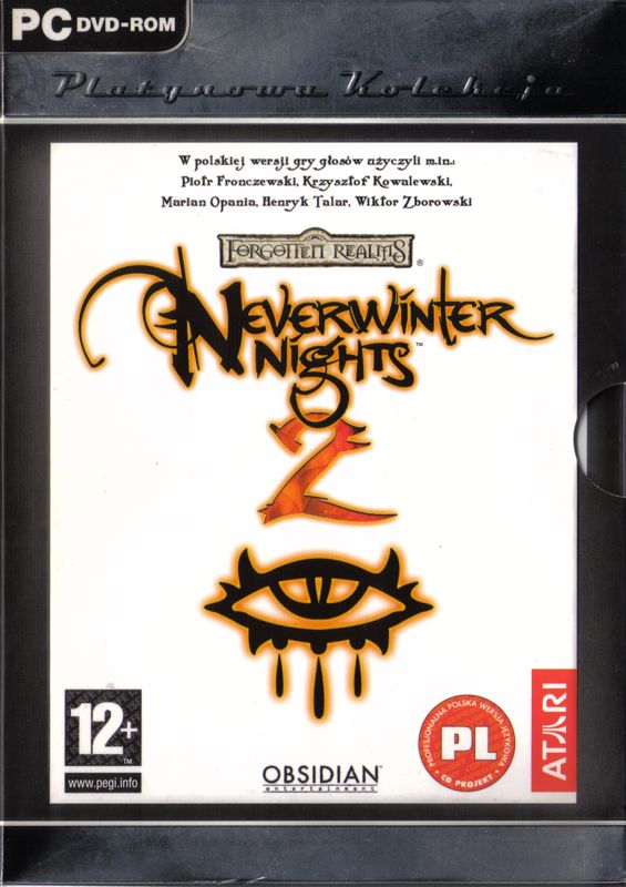 Front Cover for Neverwinter Nights 2 (Windows) (Platynowa Kolekcja release)