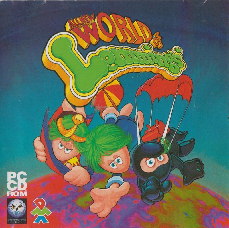 Front Cover for The Lemmings Chronicles (DOS) ("Version Bundle Uniquement")