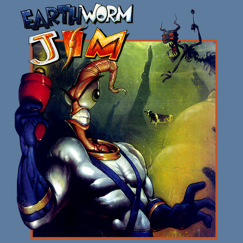 Front Cover for Earthworm Jim (Antstream)