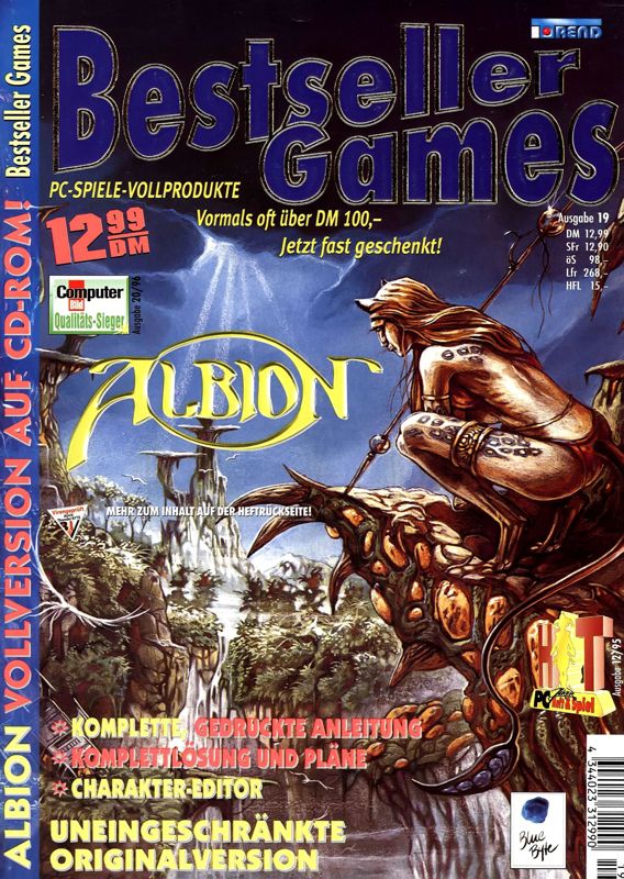 Front Cover for Albion (DOS) (Bestseller Games 19 covermount)