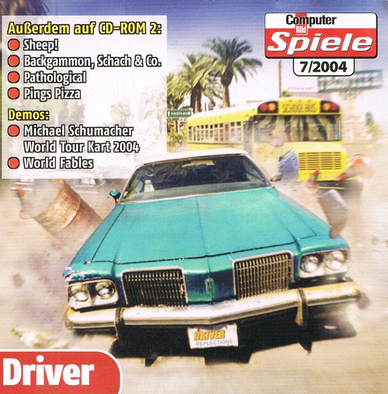 Other for Driver (Windows) (Computer Bild Spiele 7/2004 covermount): Jewel Case - Front