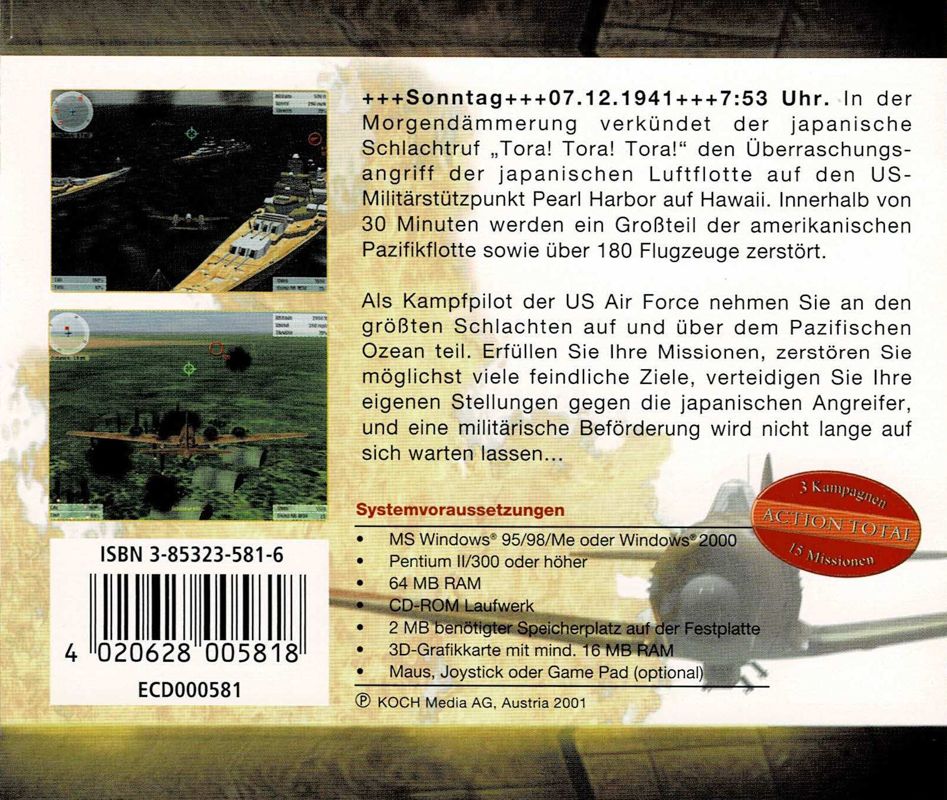 Other for Pearl Harbor: Strike at Dawn (Windows): Jewel Case - Back