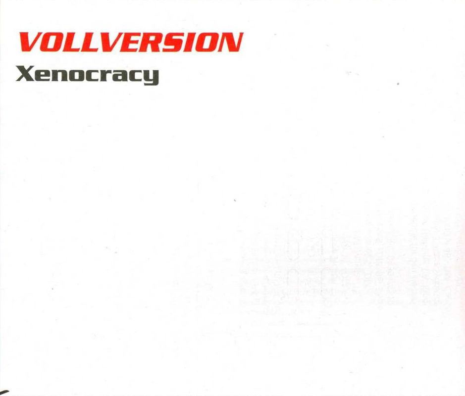 Back Cover for Xenocracy (Windows) (PC Joker Heft & Spiel 02/2000, Disc 1): Back