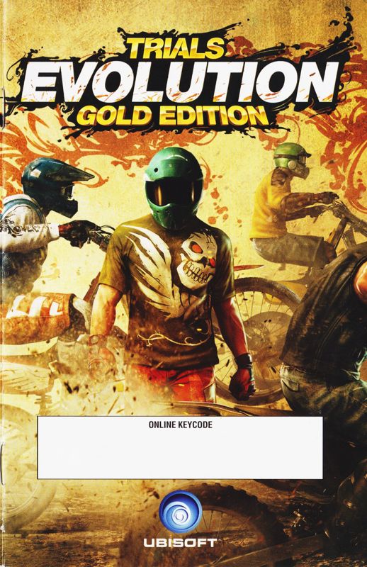 Manual for Trials Evolution: Gold Edition (Windows): Front