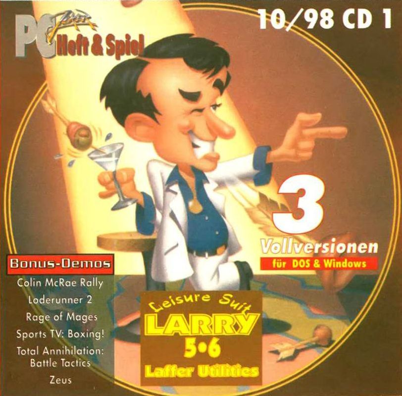Other for Leisure Suit Larry 5: Passionate Patti Does a Little Undercover Work (DOS) (PC Joker Heft & Spiel 10/1998 covermount): Inlay for Jewel Case - Front