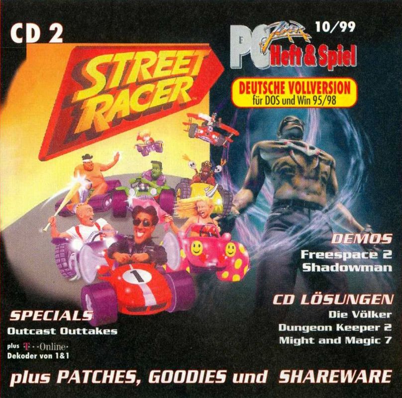 Front Cover for Street Racer (DOS) (PC Joker 10/99 covermount)