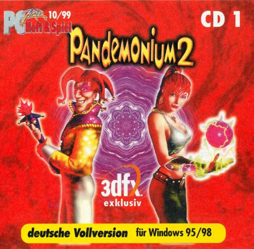 Front Cover for Pandemonium 2 (Windows) (PC Joker Heft & Spiel 10/1999 covermount)