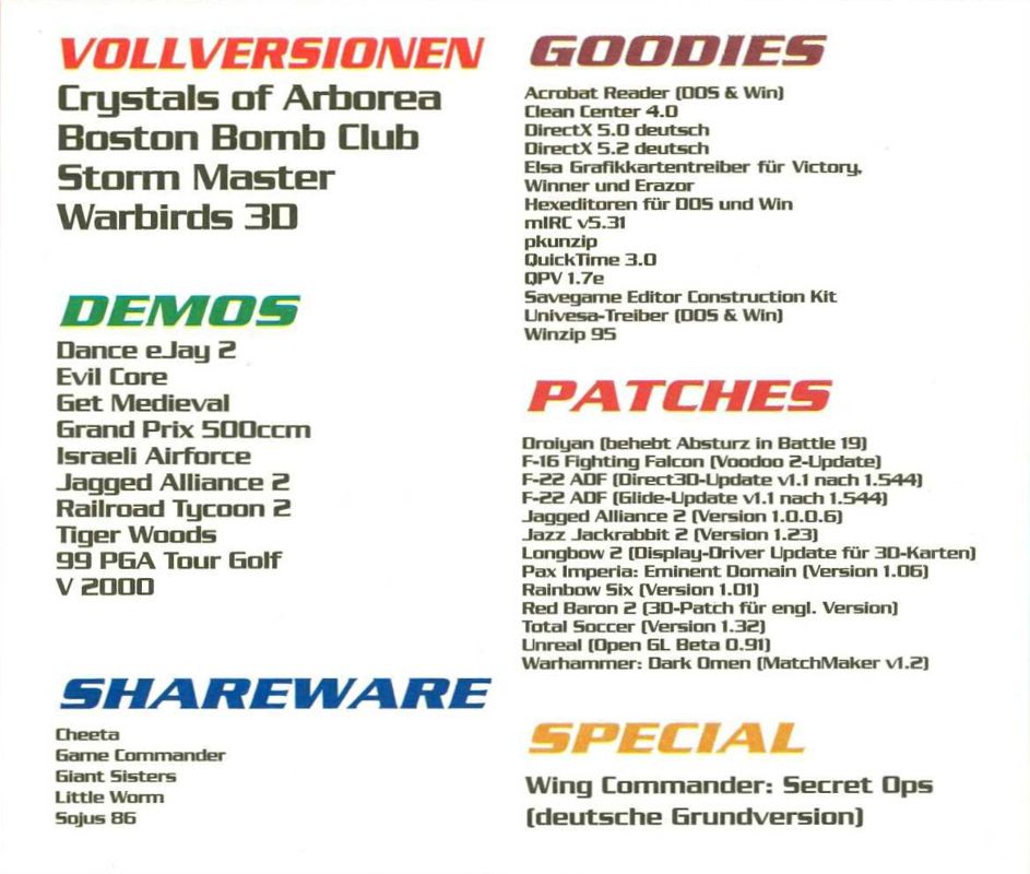Back Cover for Boston Bomb Club (DOS) (PC Joker 11/1998 Covermount)