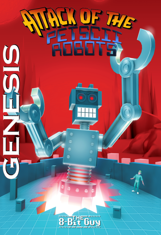 Front Cover for Attack of the Petscii Robots (Genesis)