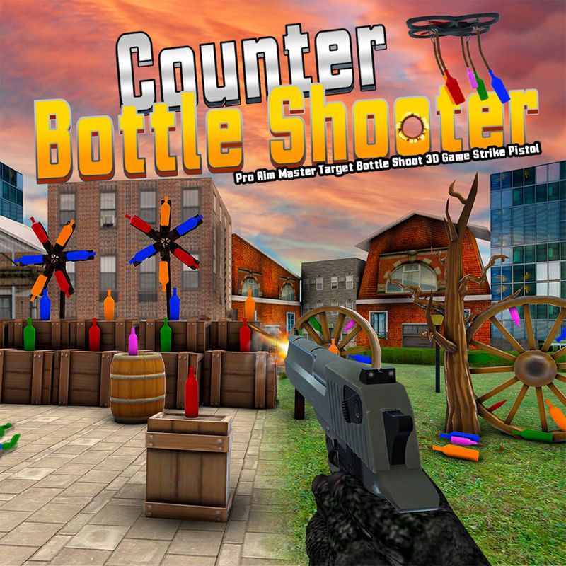 Counter Bottle Shooter Pro Aim Master Target Bottle Shoot D Game