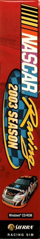 Spine/Sides for NASCAR Racing 2003 Season (Windows): Left