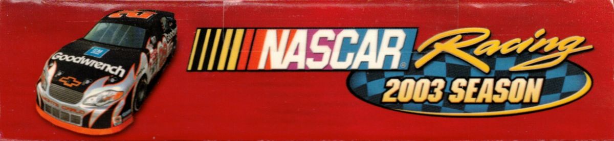 Spine/Sides for NASCAR Racing 2003 Season (Windows): Top