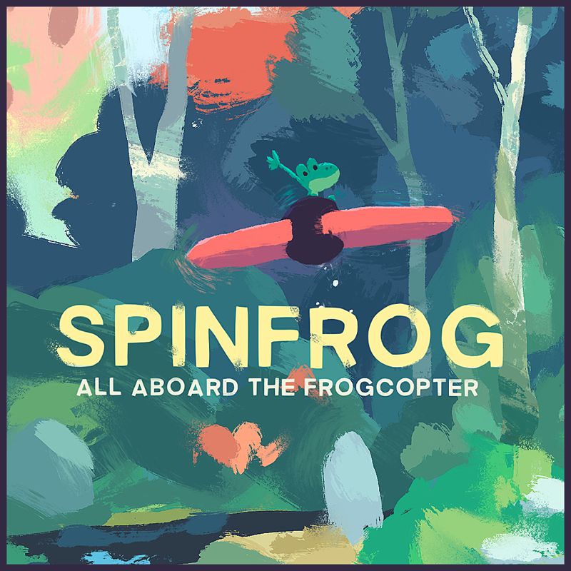 Front Cover for Spinfrog: All Aboard the Frogcopter (Nintendo Switch) (download release)