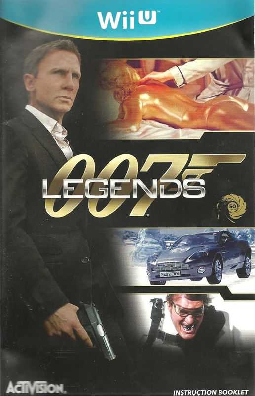 Manual for 007: Legends (Wii U): Front