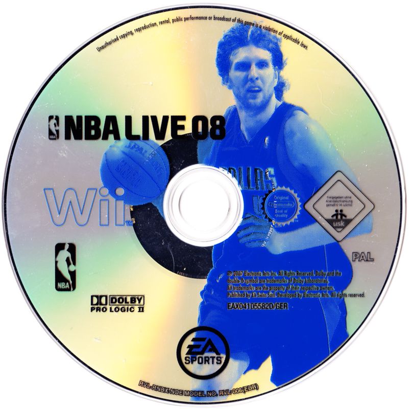 Media for NBA Live 08 (Wii)