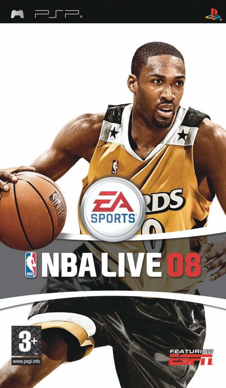 Front Cover for NBA Live 08 (PSP)