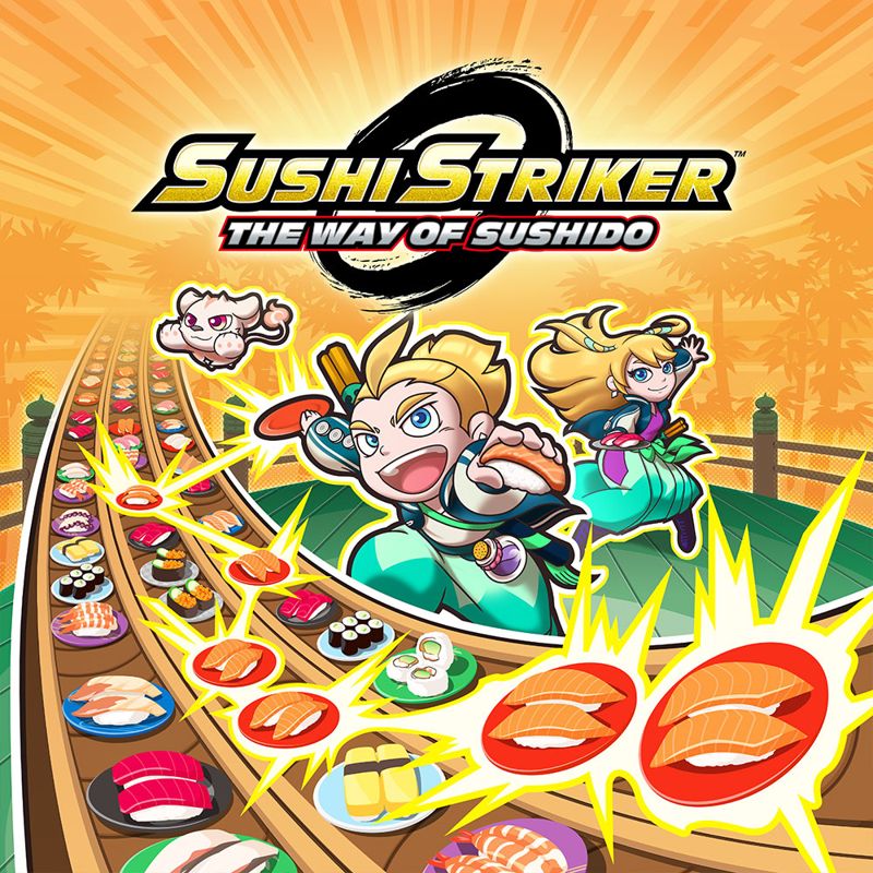 Front Cover for Sushi Striker: The Way of Sushido (Nintendo 3DS and Nintendo Switch) (download release)