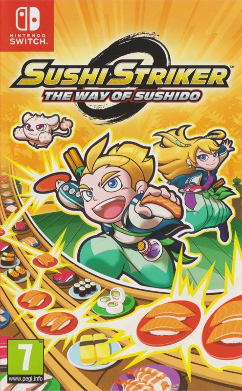 Front Cover for Sushi Striker: The Way of Sushido (Nintendo Switch)
