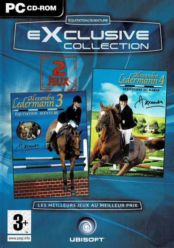 Front Cover for Alexandra Ledermann 3: Équitation Aventure + Alexandra Ledermann 4: Aventures au Haras (Windows) (Ubisoft eXclusive Collection release)