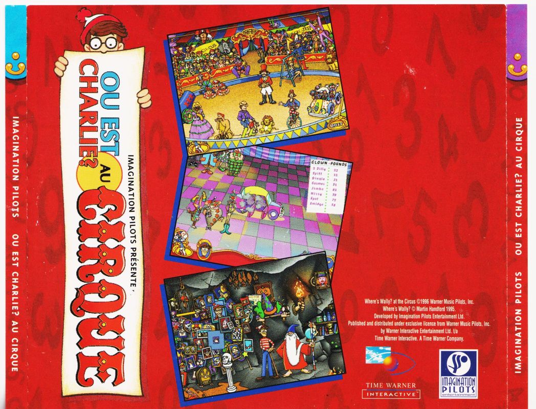 Other for Where's Waldo? At the Circus (Windows 3.x): Jewel Case - Full Back Cover
