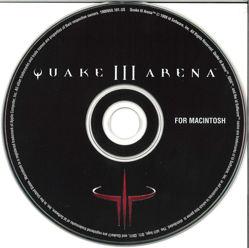 Quake III: Arena cover or packaging material - MobyGames