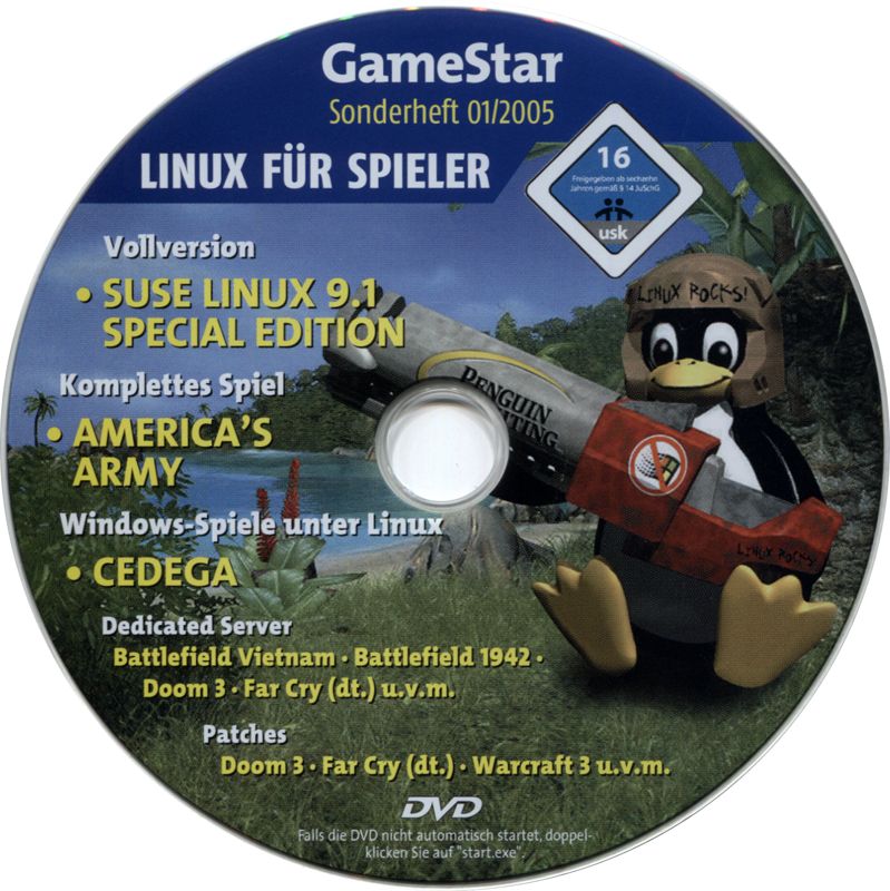 Media for America's Army: Special Forces (Linux) (GameStar Sonderheft "Linux für Spieler" covermount 01/2005)