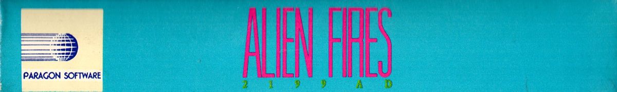 Spine/Sides for Alien Fires: 2199 AD (Amiga): Top/Bottom