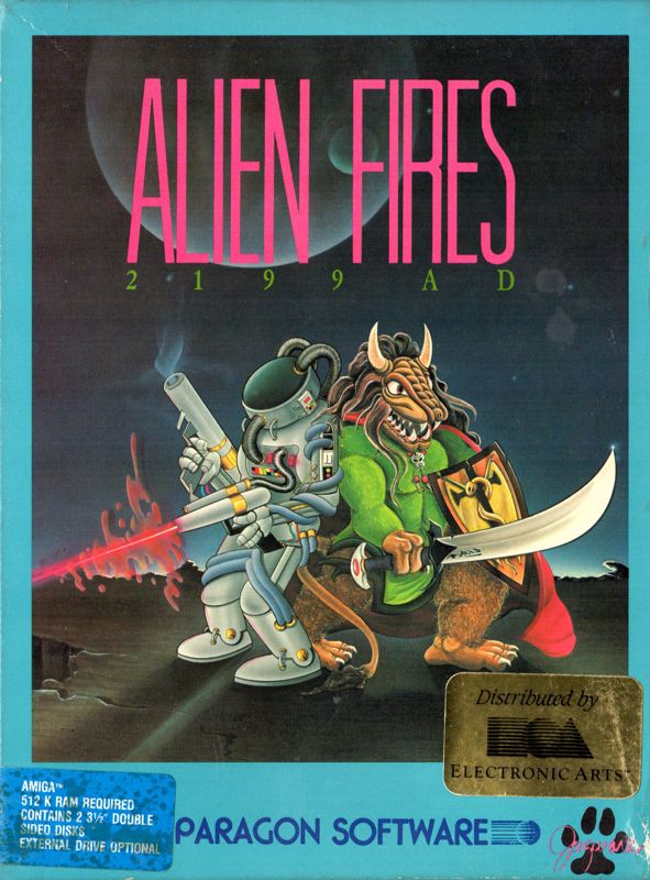 Front Cover for Alien Fires: 2199 AD (Amiga)
