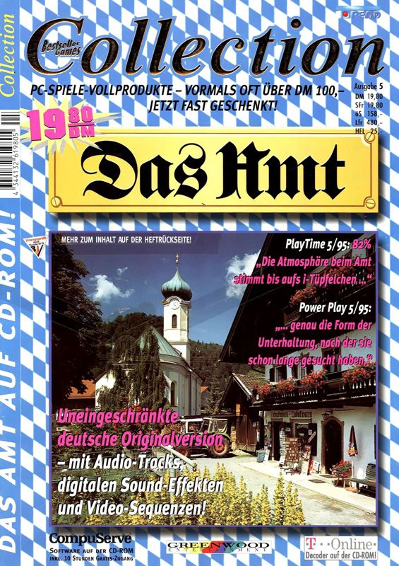 Das Amt cover or packaging material - MobyGames