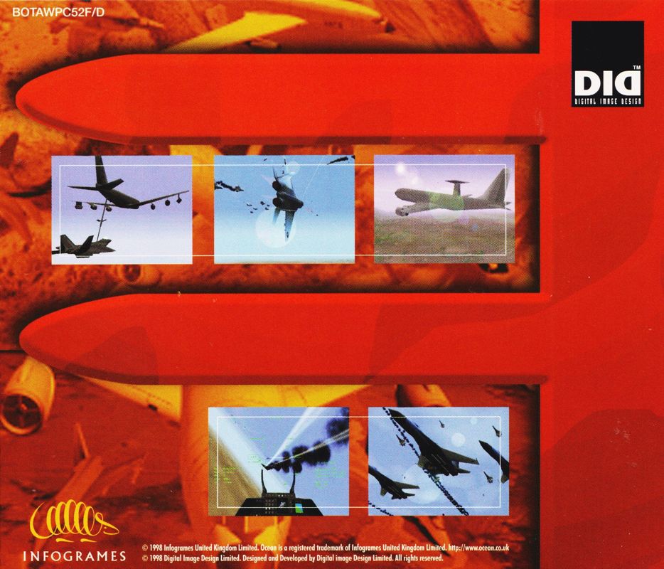 Other for Total Air War (Windows) (Best of Infogrames release (1999)): Jewel Case - Back