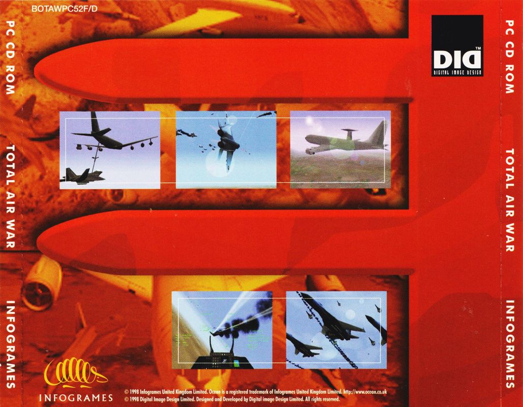 Other for Total Air War (Windows) (Best of Infogrames release (1999)): Jewel Case - Full Back Cover