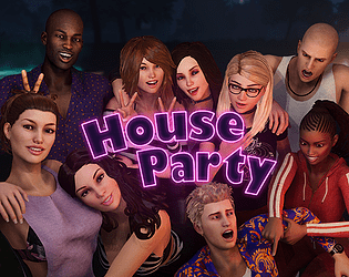 Front Cover for House Party (Windows) (itch.io release): October 2022 cover