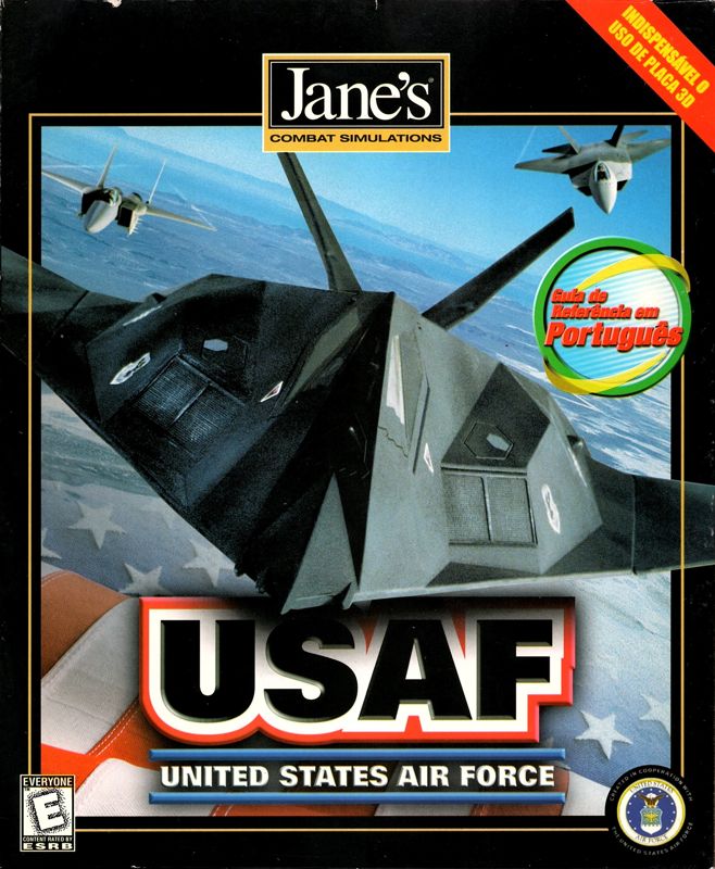 Front Cover for Jane's Combat Simulations: USAF - United States Air Force (Windows)