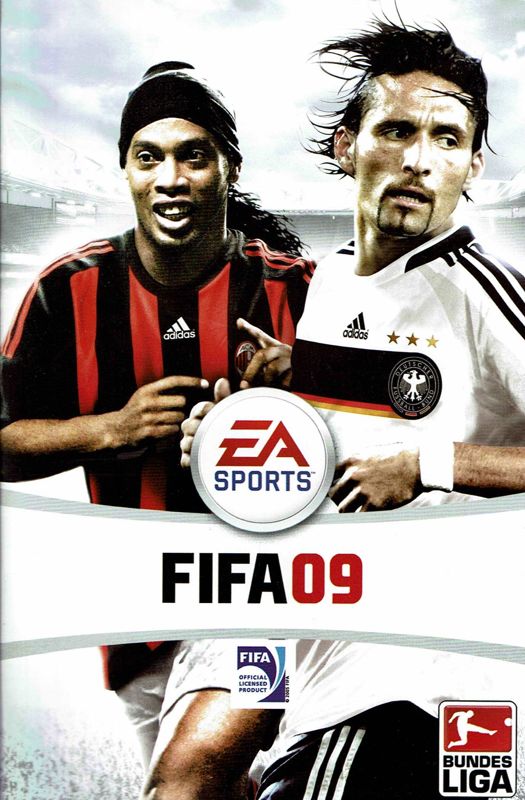 Manual for FIFA Soccer 09 (Windows) (EA Classics release): Front