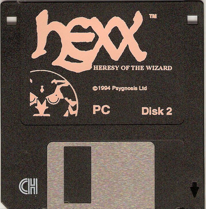 Media for Hexx: Heresy of the Wizard (DOS): Disk 2
