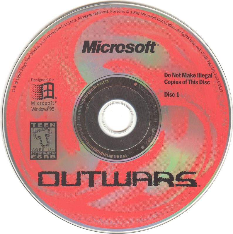 Media for Outwars (Windows): Disc 1