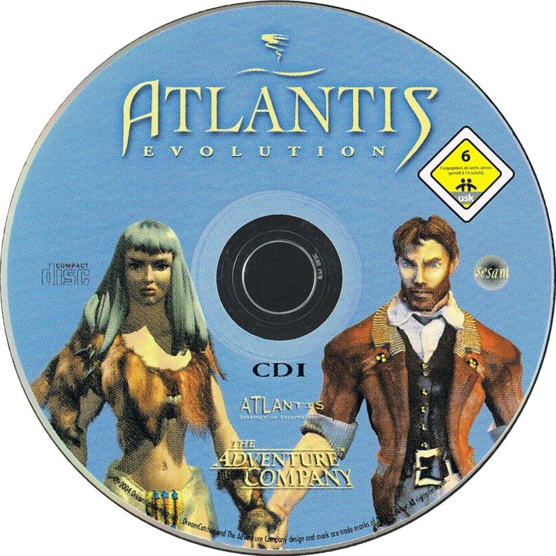 Media for Atlantis: Evolution (Windows): Disc 1