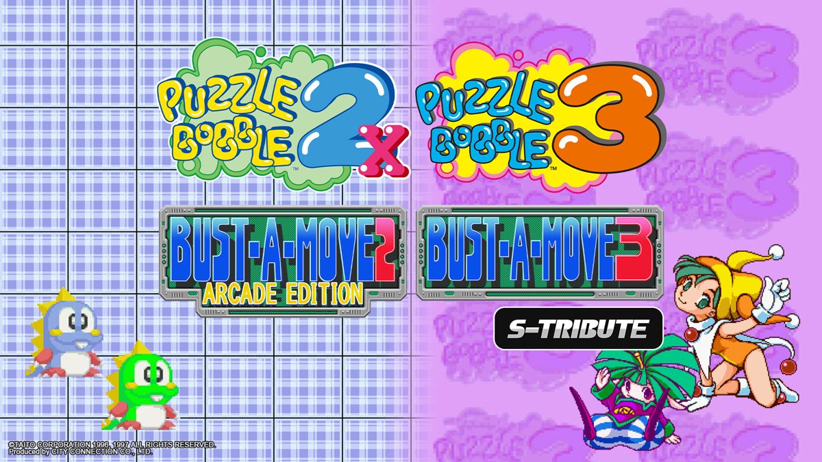 Front Cover for Puzzle Bobble 2X/Bust-A-Move 2 Arcade Edition & Puzzle Bobble 3/Bust-A-Move 3 S-Tribute (Nintendo Switch)