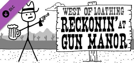 Front Cover for West of Loathing: Reckonin' at Gun Manor (Linux and Macintosh and Windows) (Steam release)