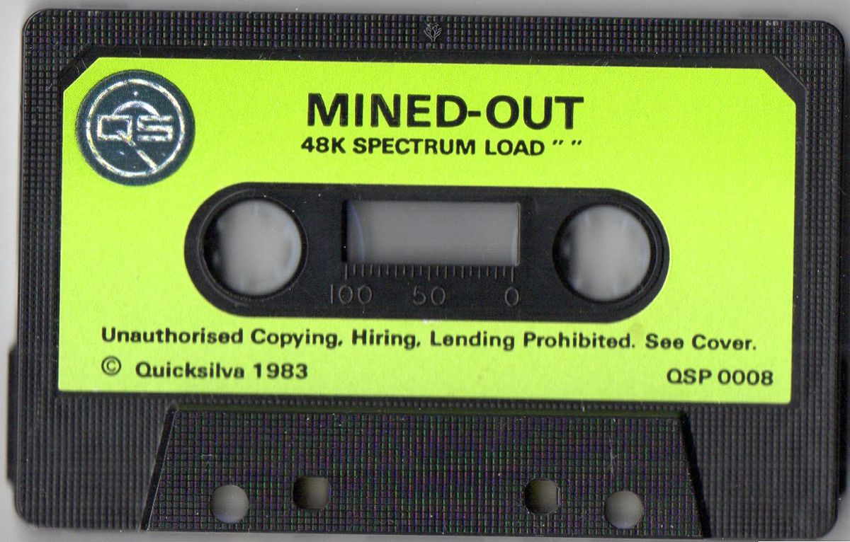 Media for Mined-Out (ZX Spectrum) (alternate media design)