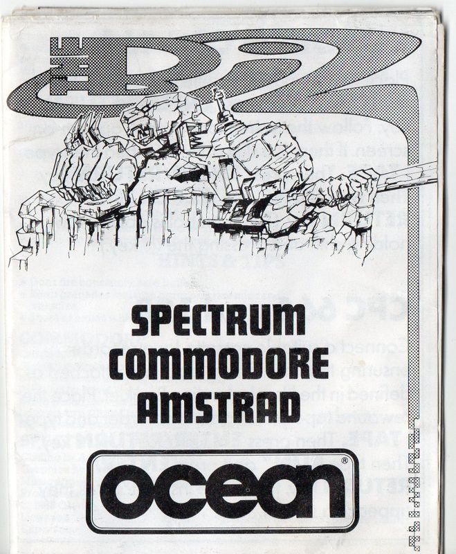 Manual for The Biz (Amstrad CPC): front