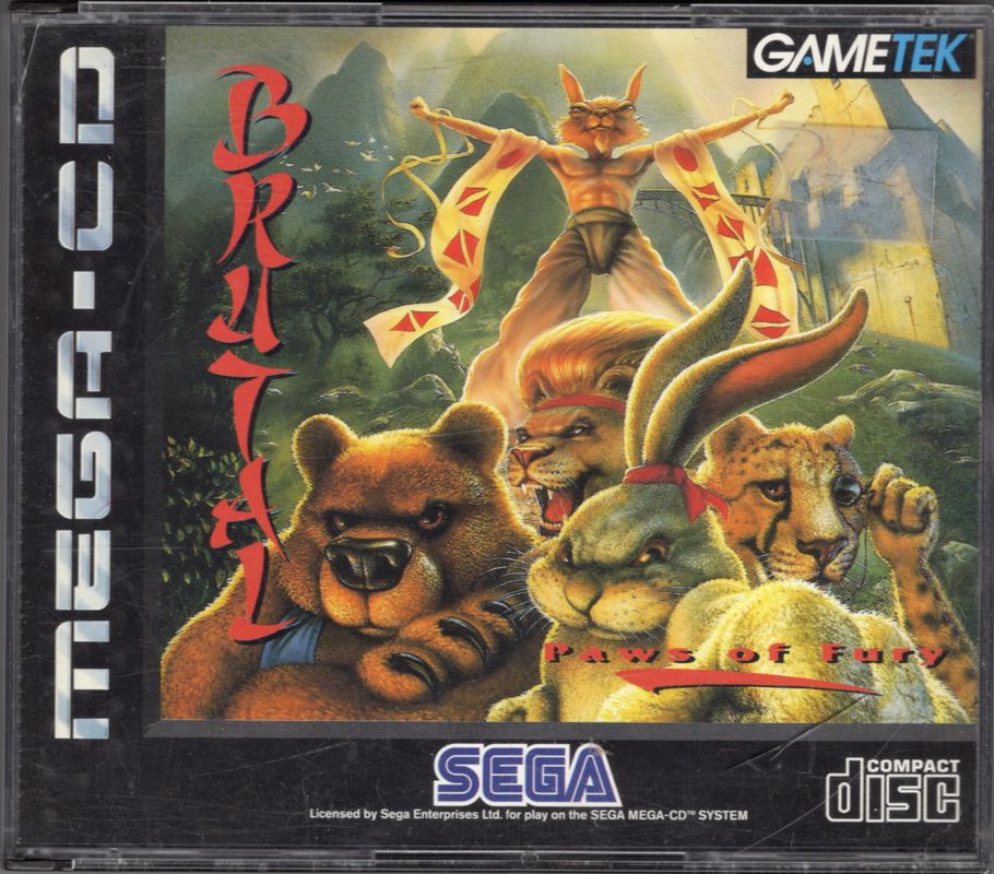 Front Cover for Brutal: Paws of Fury (SEGA CD)