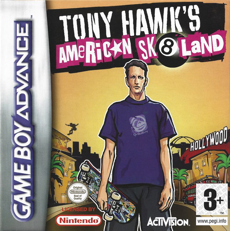 Front Cover for Tony Hawk's American Sk8land (Game Boy Advance)