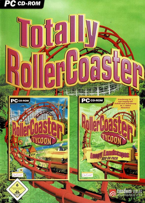 RollerCoaster Tycoon Gold Edition cover or packaging material MobyGames