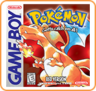 Front Cover for Pokémon Red Version (Nintendo 3DS) (eShop release (Virtual Console))