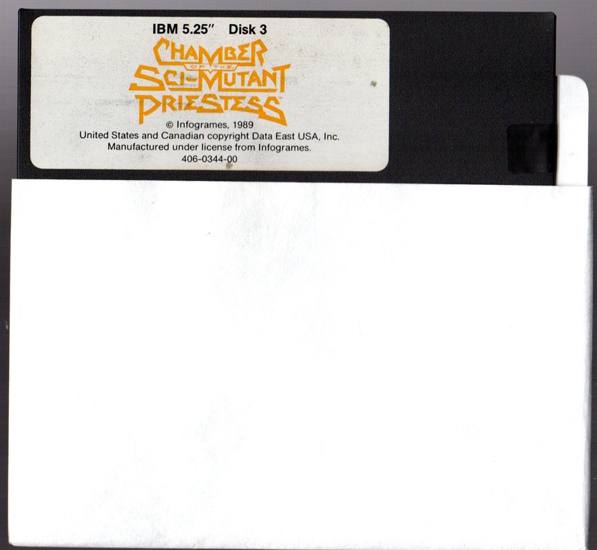 Media for Chamber of the Sci-Mutant Priestess (DOS) (5.25" Floppy release): Disk 3